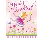 Garden Fairy Invitation Cards (8pcs/pkt)